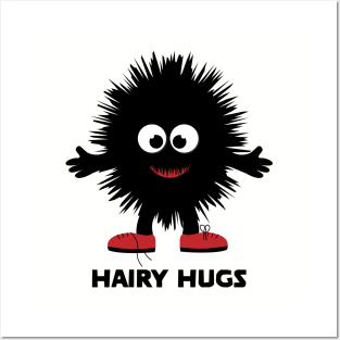 Hairy Hugs Posters and Art